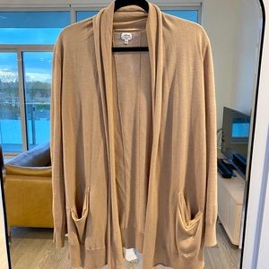Wilfred silk and cashmere light cardigan